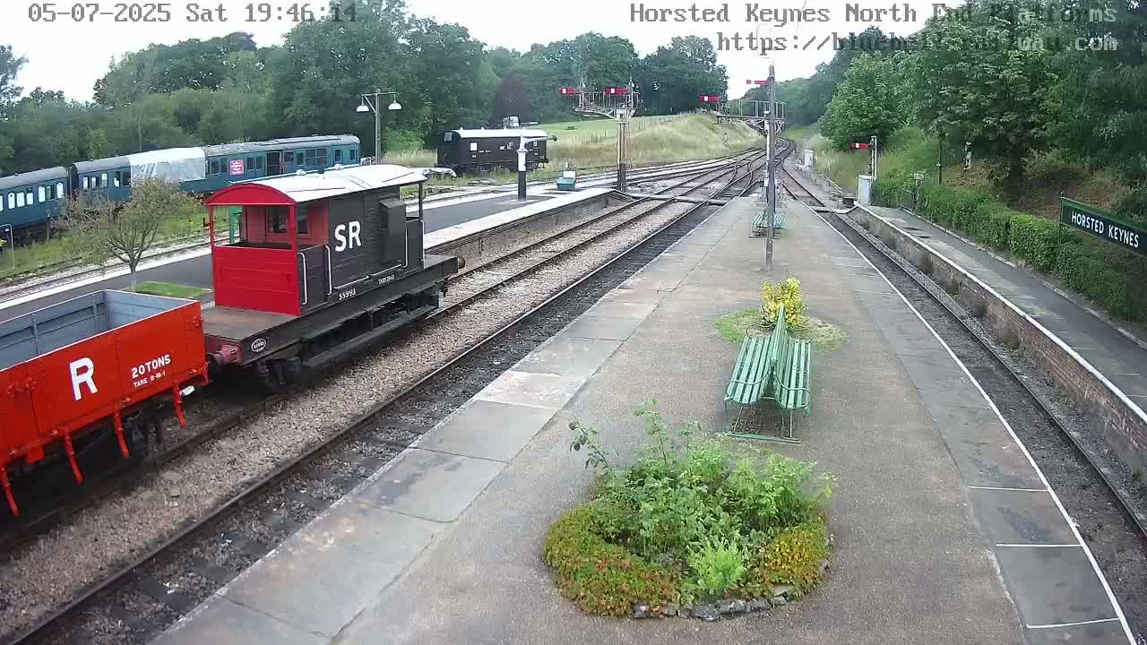 Horsted Keynes Station , Bluebell Railway (Platforms North) Live Cam - Mid Sussex, West Sussex, South East, England, United Kingdom
