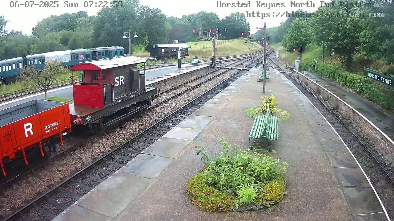 Horsted Keynes Station , Bluebell Railway (Platforms North) Live Cam - Mid Sussex, West Sussex, South East, England, United Kingdom