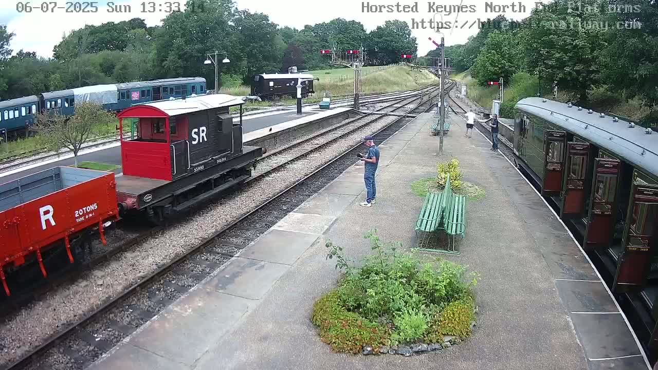 Horsted Keynes Station , Bluebell Railway (Platforms North) Live Cam - Mid Sussex, West Sussex, South East, England, United Kingdom