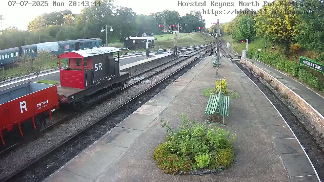 Horsted Keynes Station , Bluebell Railway (Platforms North) Live Cam - Mid Sussex, West Sussex, South East, England, United Kingdom
