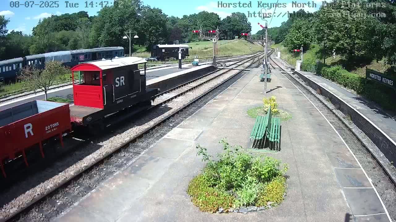 Horsted Keynes Station , Bluebell Railway (Platforms North) Live Cam - Mid Sussex, West Sussex, South East, England, United Kingdom
