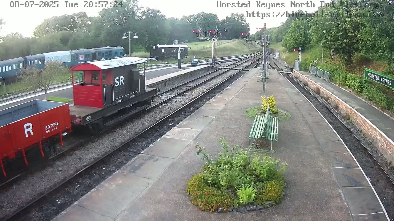 Horsted Keynes Station , Bluebell Railway (Platforms North) Live Cam - Mid Sussex, West Sussex, South East, England, United Kingdom