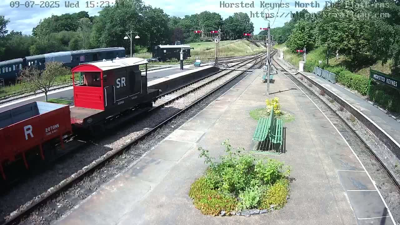 Horsted Keynes Station , Bluebell Railway (Platforms North) Live Cam - Mid Sussex, West Sussex, South East, England, United Kingdom