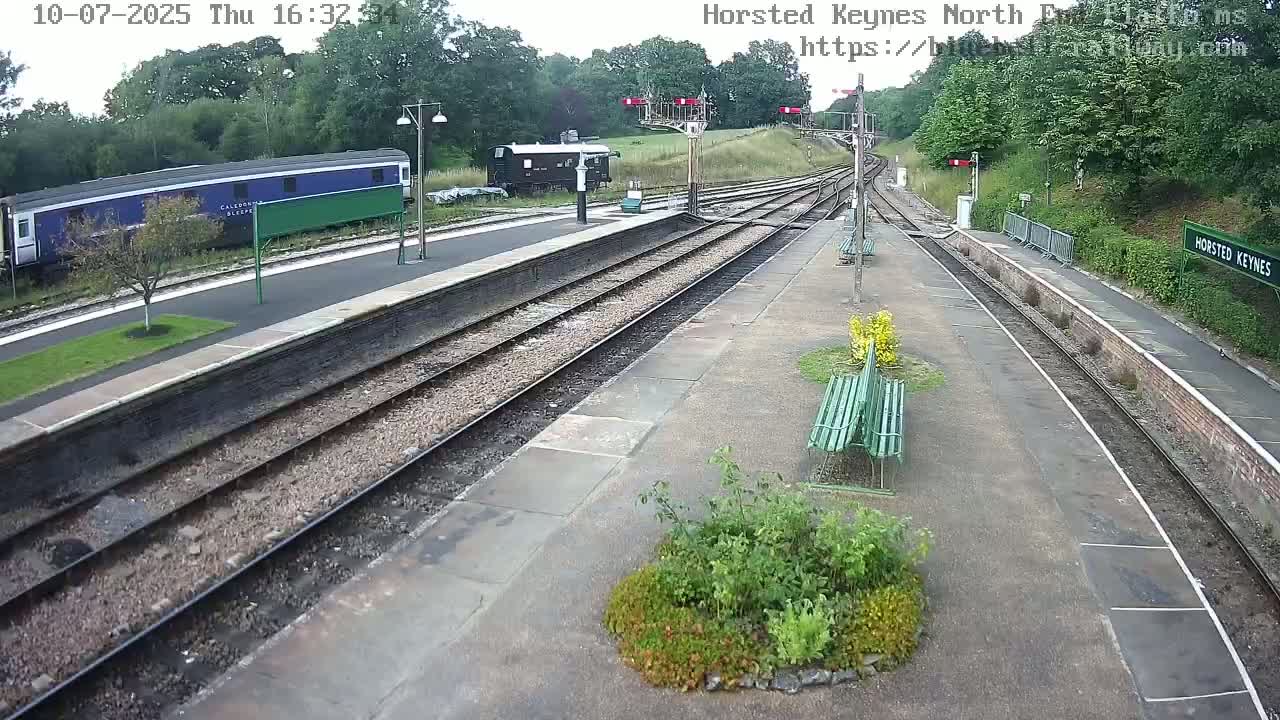 Horsted Keynes Station , Bluebell Railway (Platforms North) Live Cam - Mid Sussex, West Sussex, South East, England, United Kingdom