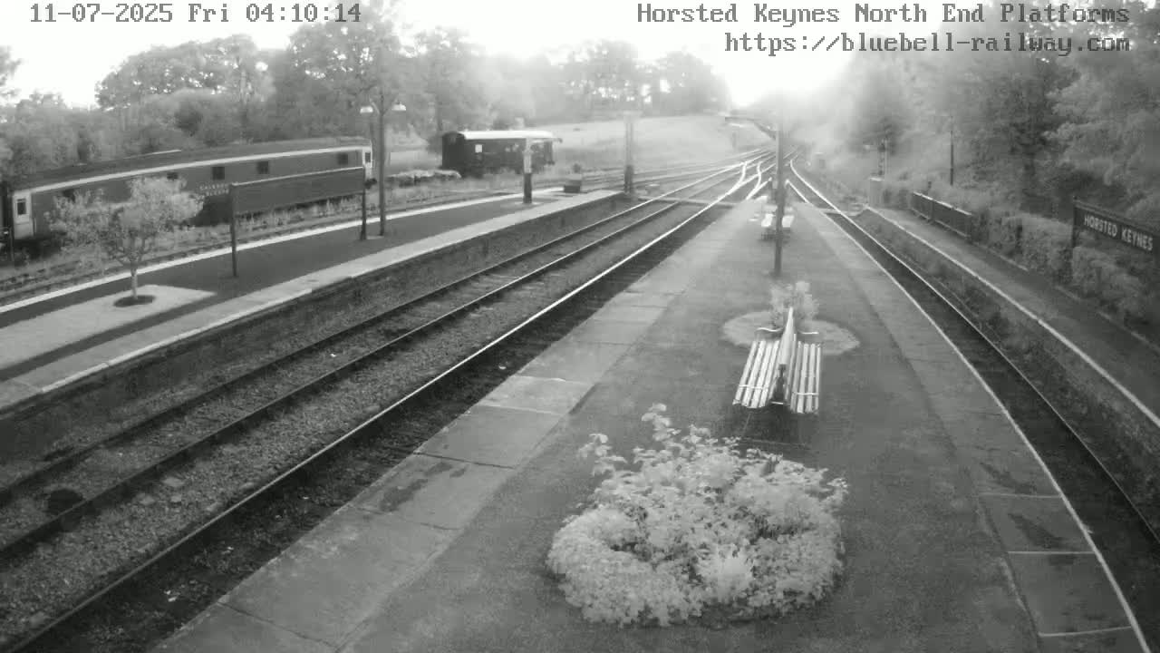 Horsted Keynes Station , Bluebell Railway (Platforms North) Live Cam - Mid Sussex, West Sussex, South East, England, United Kingdom