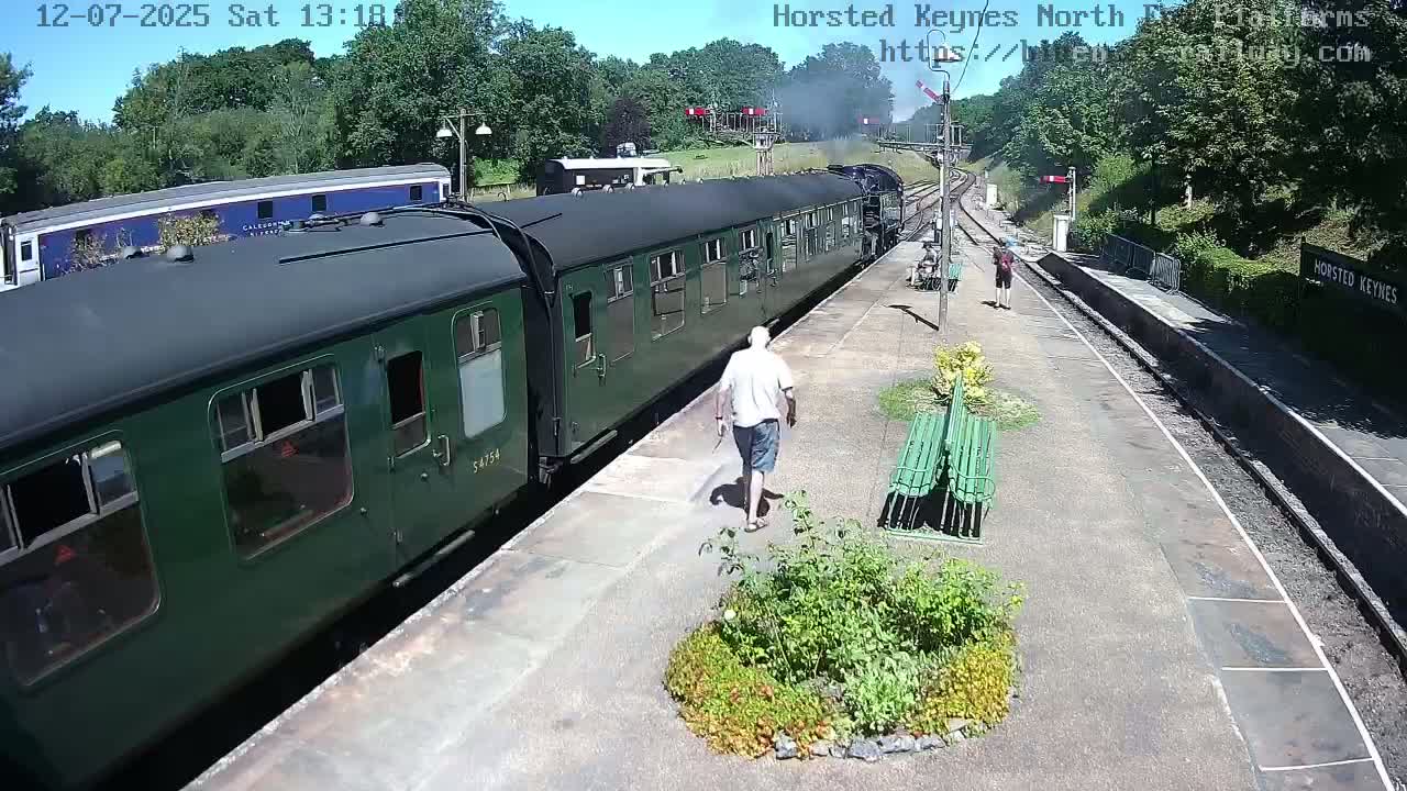 Horsted Keynes Station , Bluebell Railway (Platforms North) Live Cam - Mid Sussex, West Sussex, South East, England, United Kingdom