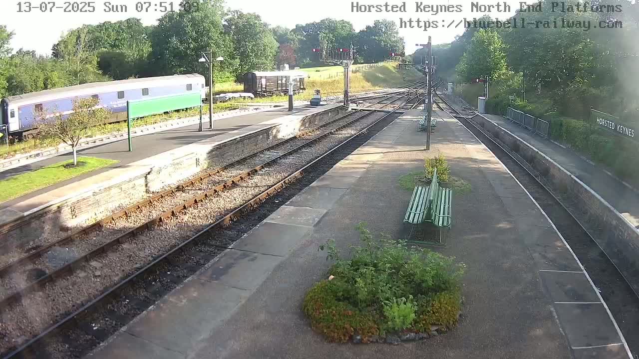 Horsted Keynes Station , Bluebell Railway (Platforms North) Live Cam - Mid Sussex, West Sussex, South East, England, United Kingdom