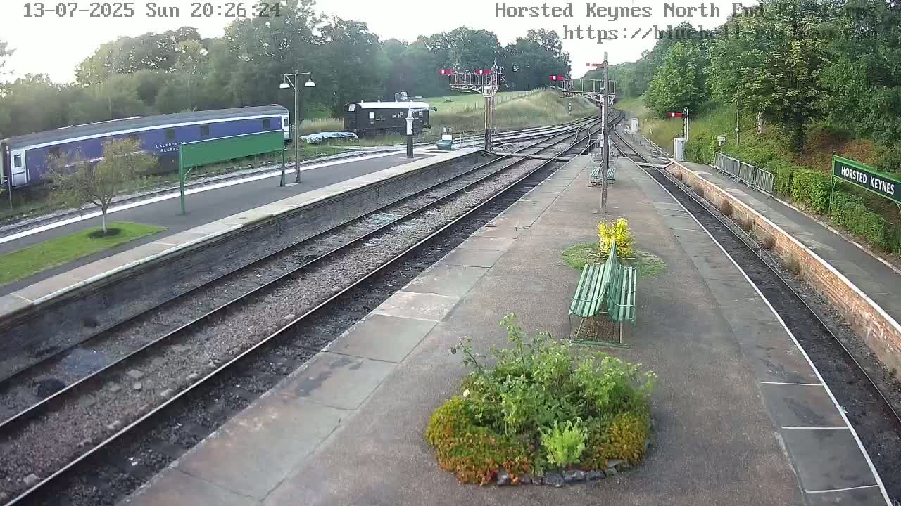 Horsted Keynes Station , Bluebell Railway (Platforms North) Live Cam - Mid Sussex, West Sussex, South East, England, United Kingdom
