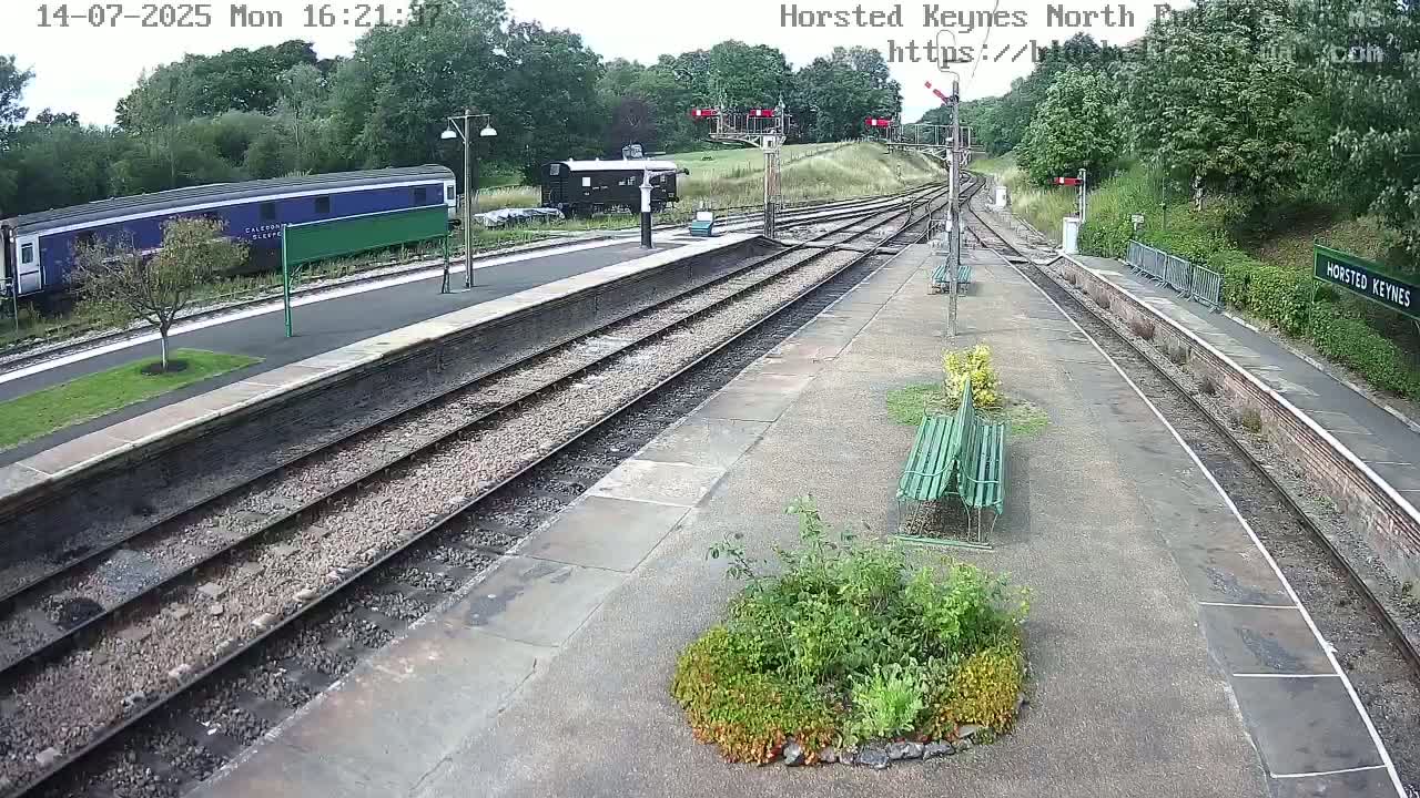Horsted Keynes Station , Bluebell Railway (Platforms North) Live Cam - Mid Sussex, West Sussex, South East, England, United Kingdom