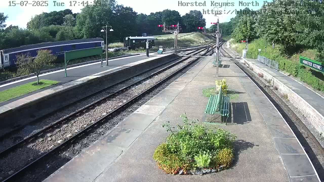 Horsted Keynes Station , Bluebell Railway (Platforms North) Live Cam - Mid Sussex, West Sussex, South East, England, United Kingdom
