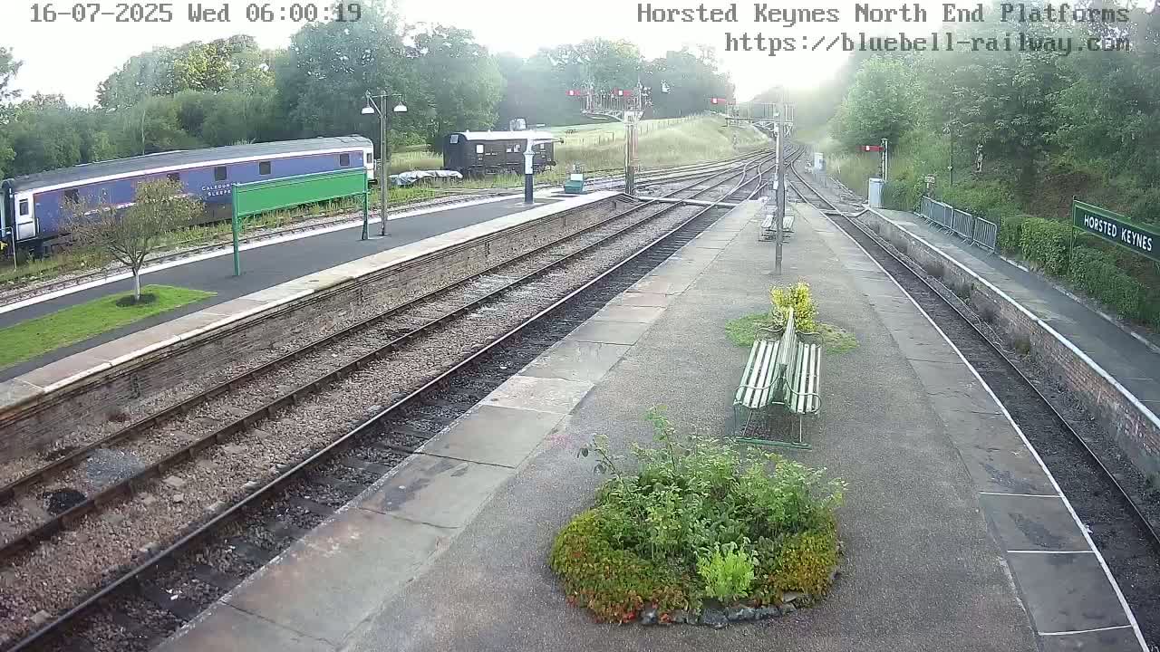 Horsted Keynes Station , Bluebell Railway (Platforms North) Live Cam - Mid Sussex, West Sussex, South East, England, United Kingdom