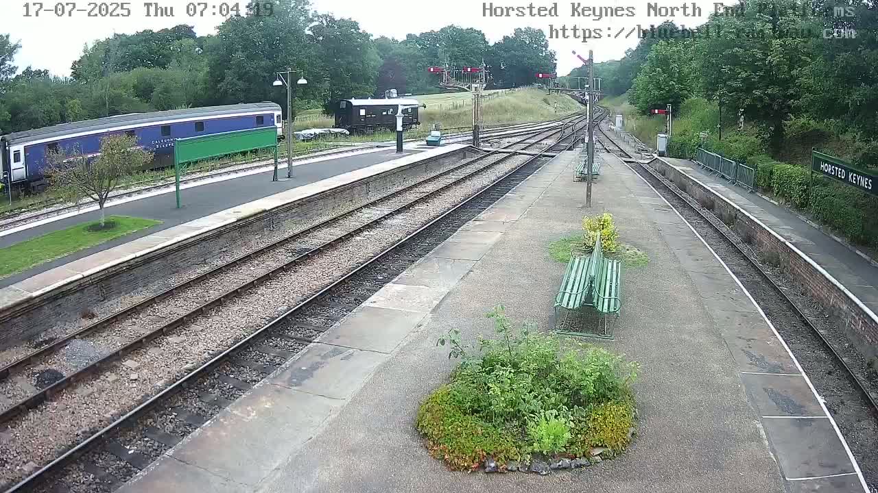 Horsted Keynes Station , Bluebell Railway (Platforms North) Live Cam - Mid Sussex, West Sussex, South East, England, United Kingdom