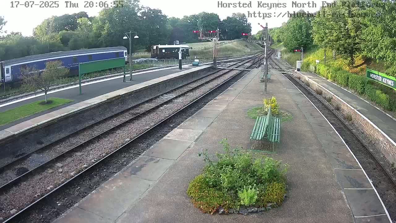 Horsted Keynes Station , Bluebell Railway (Platforms North) Live Cam - Mid Sussex, West Sussex, South East, England, United Kingdom