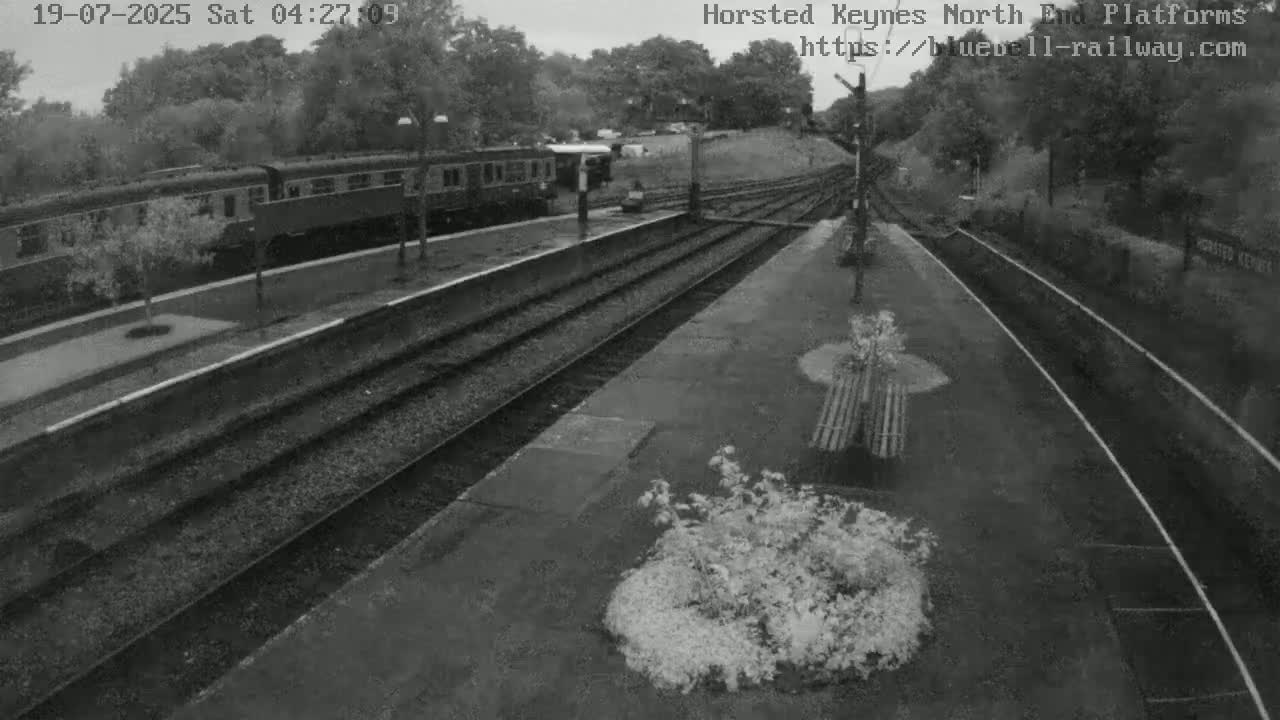Horsted Keynes Station , Bluebell Railway (Platforms North) Live Cam - Mid Sussex, West Sussex, South East, England, United Kingdom