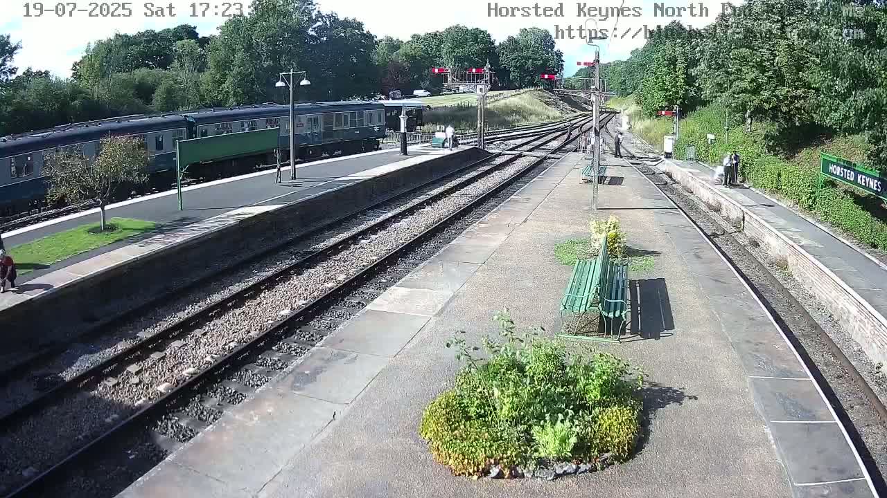 Horsted Keynes Station , Bluebell Railway (Platforms North) Live Cam - Mid Sussex, West Sussex, South East, England, United Kingdom