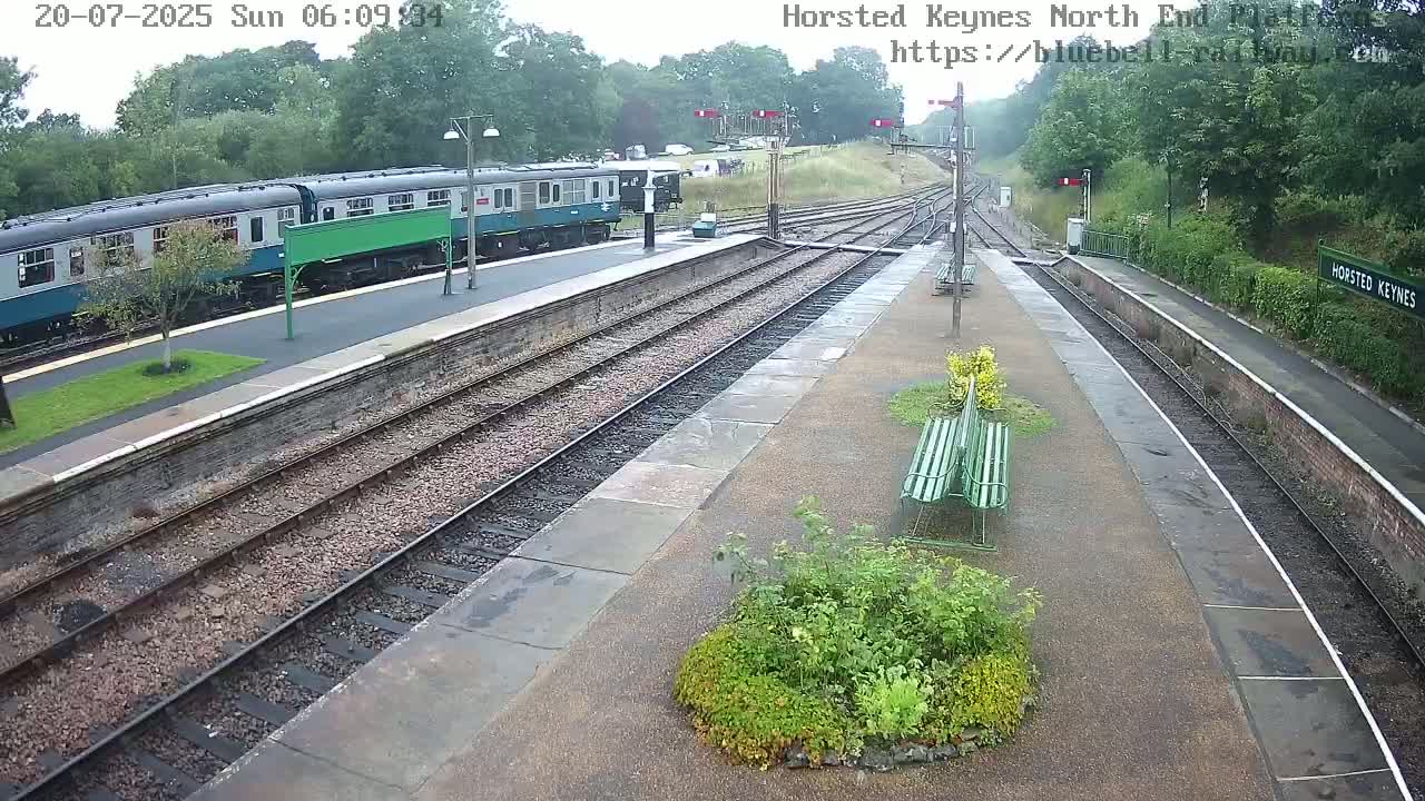 Horsted Keynes Station , Bluebell Railway (Platforms North) Live Cam - Mid Sussex, West Sussex, South East, England, United Kingdom