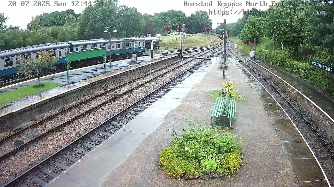 Horsted Keynes Station , Bluebell Railway (Platforms North) Live Cam - Mid Sussex, West Sussex, South East, England, United Kingdom