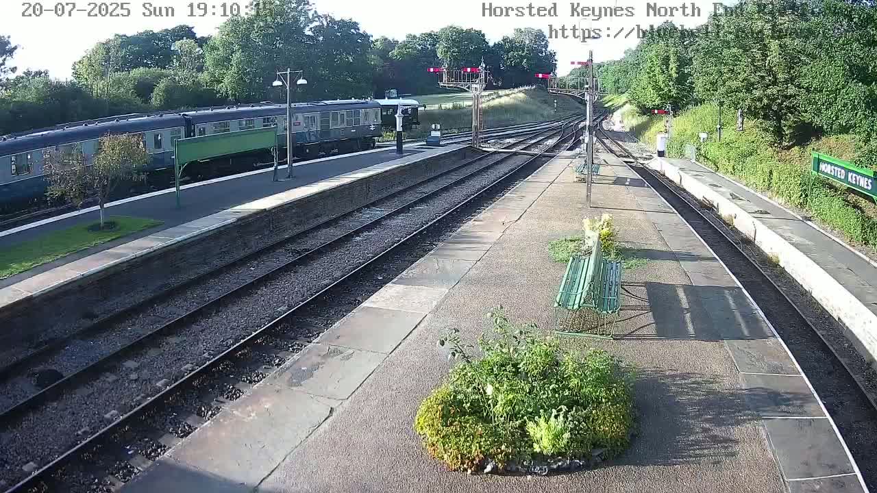 Horsted Keynes Station , Bluebell Railway (Platforms North) Live Cam - Mid Sussex, West Sussex, South East, England, United Kingdom