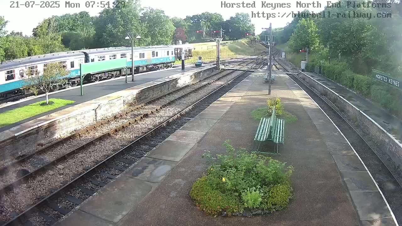 Horsted Keynes Station , Bluebell Railway (Platforms North) Live Cam - Mid Sussex, West Sussex, South East, England, United Kingdom