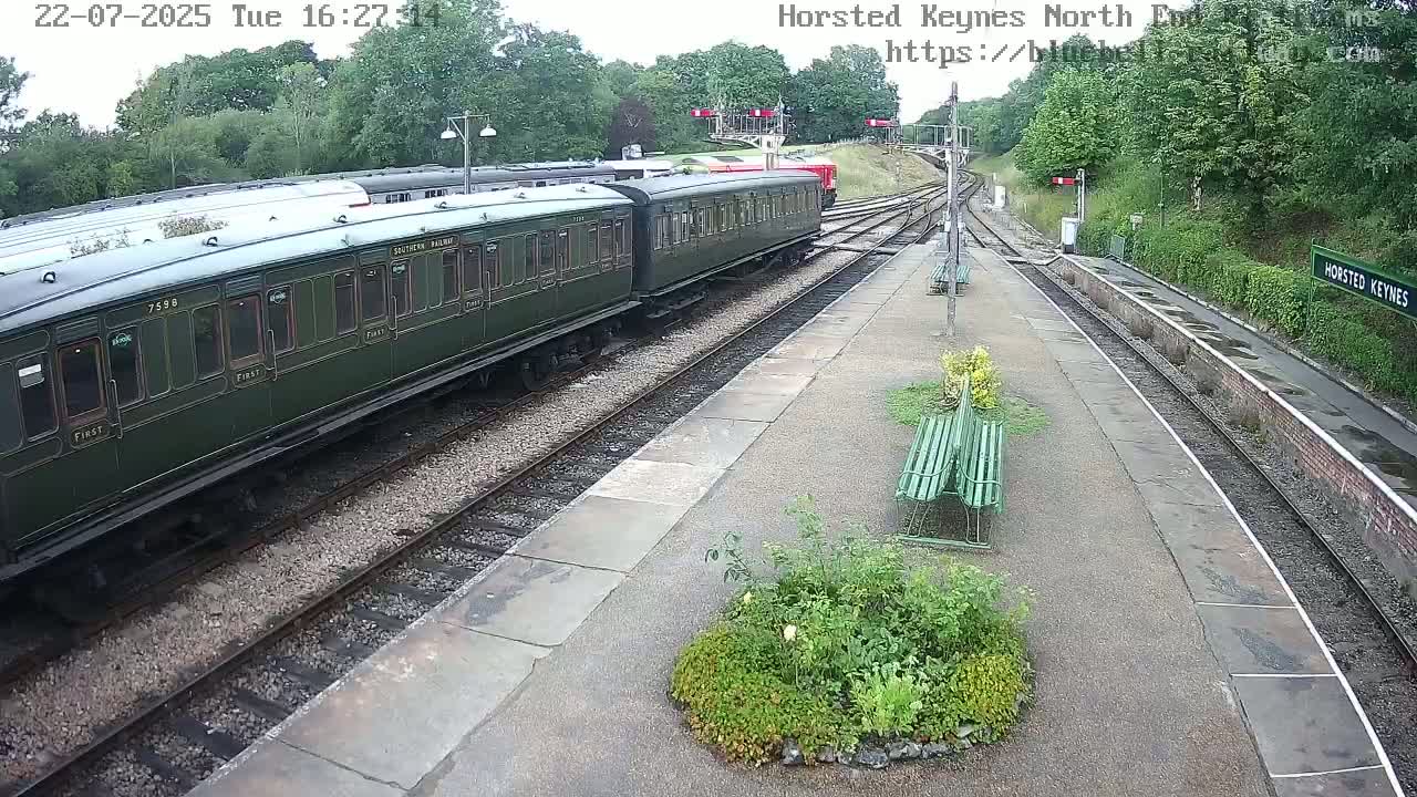 Horsted Keynes Station , Bluebell Railway (Platforms North) Live Cam - Mid Sussex, West Sussex, South East, England, United Kingdom