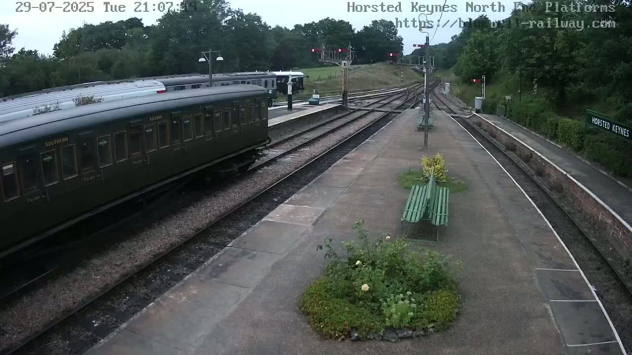Horsted Keynes Station , Bluebell Railway (Platforms North) Live Cam - Mid Sussex, West Sussex, South East, England, United Kingdom