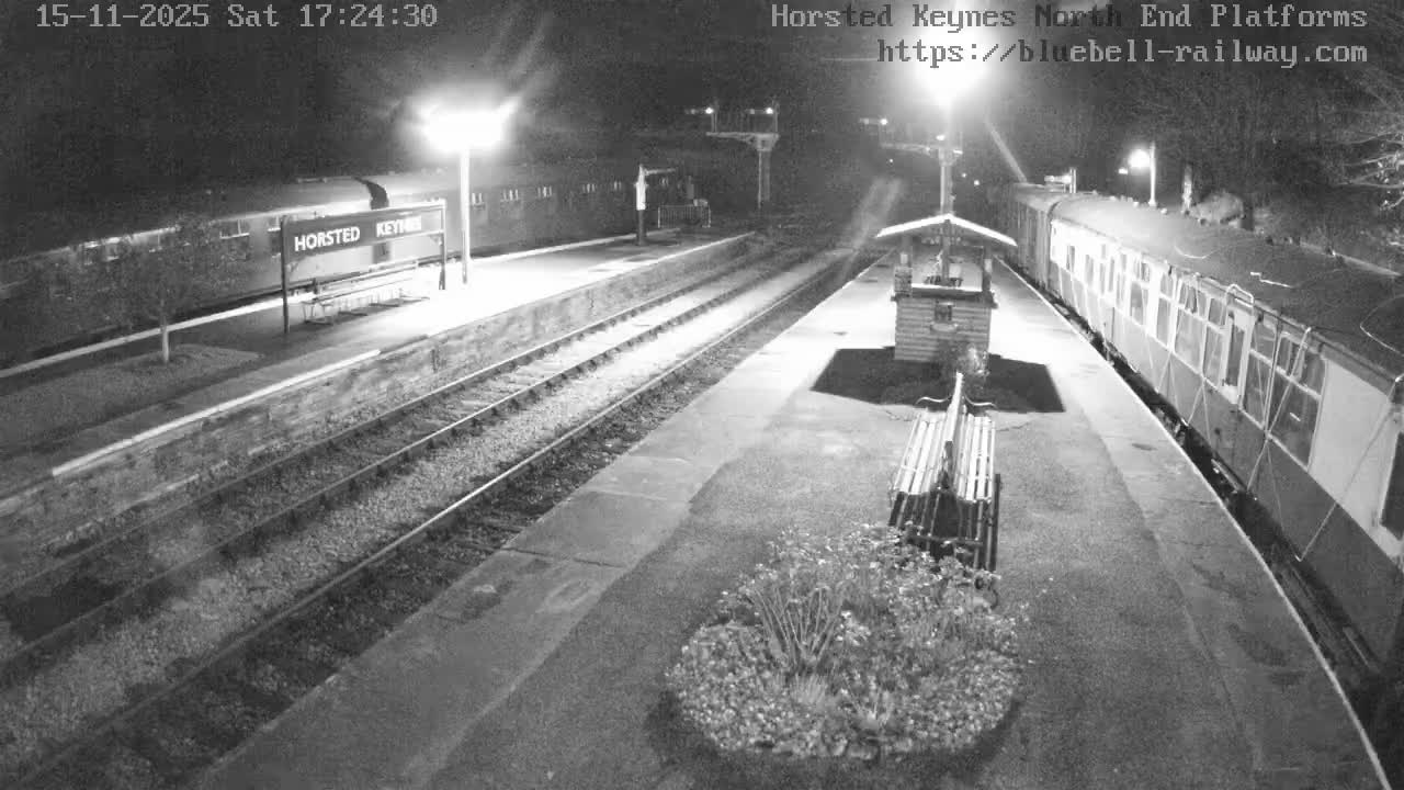 Horsted Keynes Station , Bluebell Railway (Platforms North) Live Cam - Mid Sussex, West Sussex, South East, England, United Kingdom