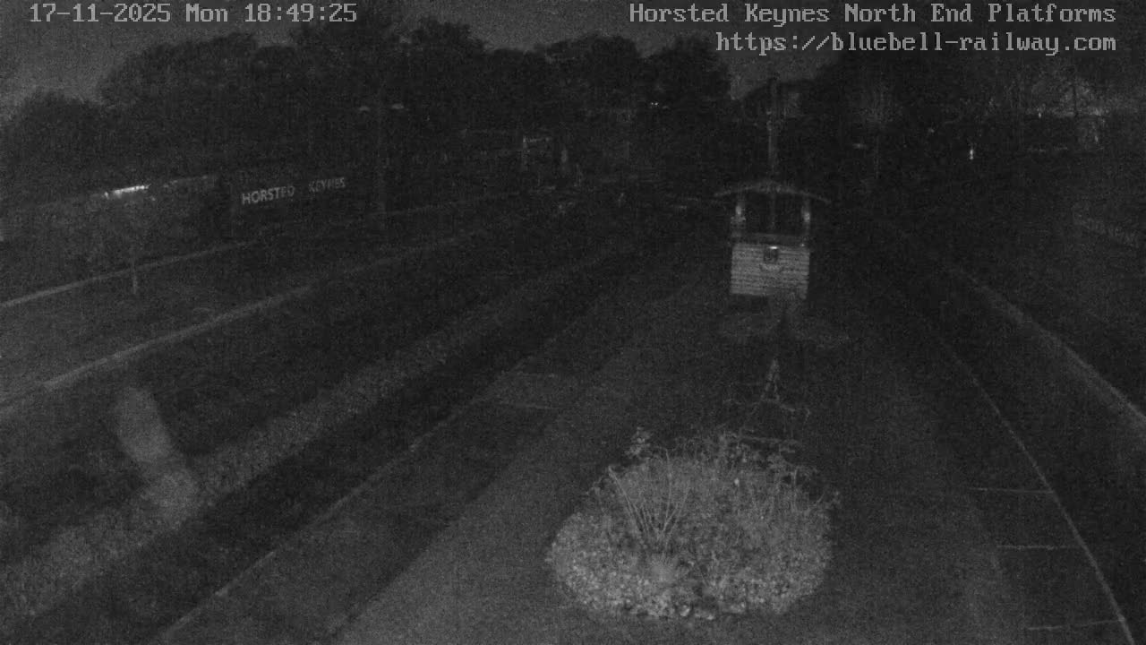 Horsted Keynes Station , Bluebell Railway (Platforms North) Live Cam - Mid Sussex, West Sussex, South East, England, United Kingdom