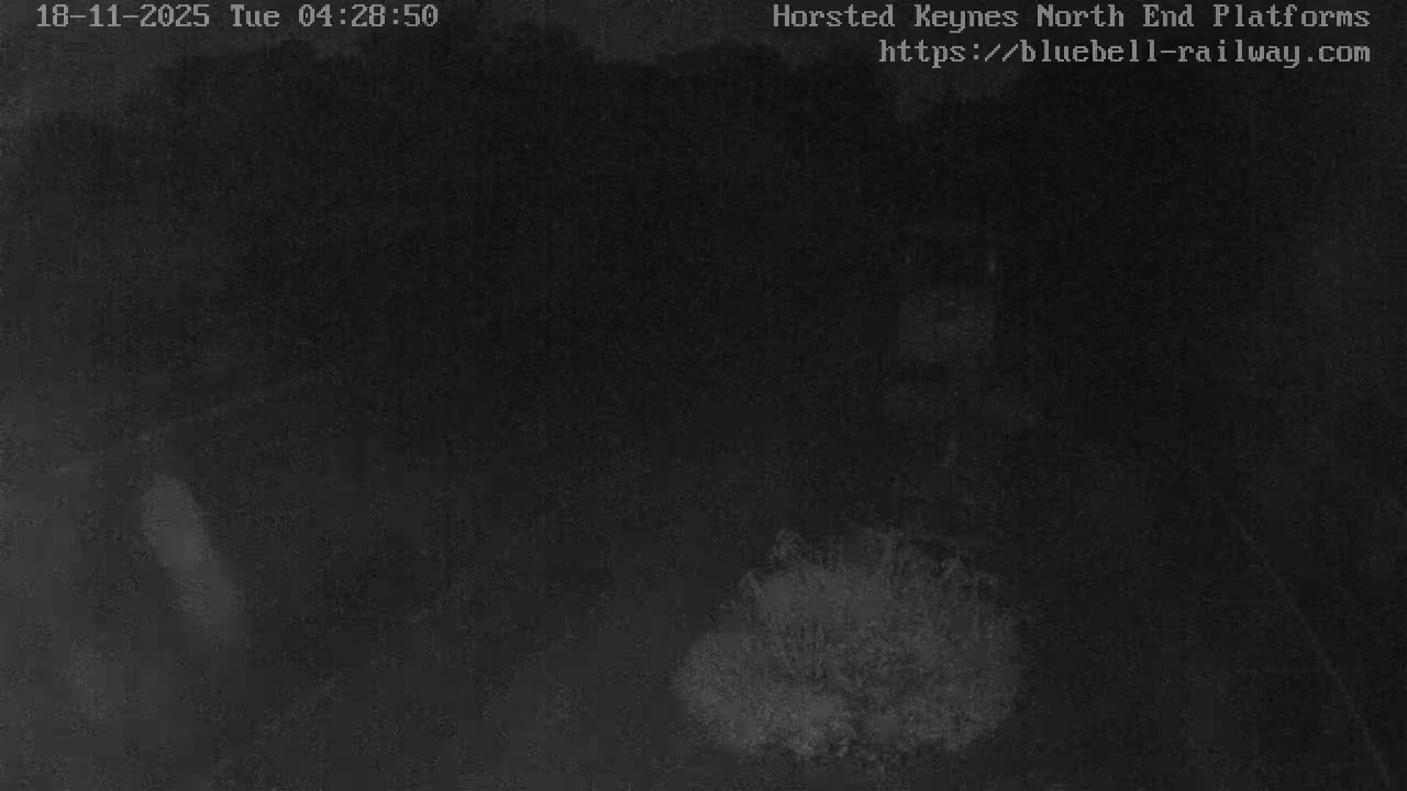 Horsted Keynes Station , Bluebell Railway (Platforms North) Live Cam - Mid Sussex, West Sussex, South East, England, United Kingdom