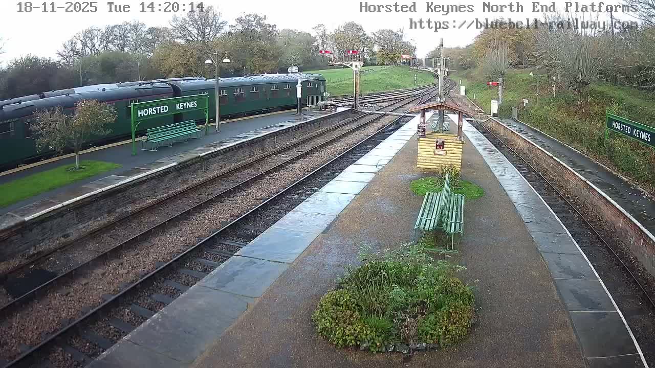 Horsted Keynes Station , Bluebell Railway (Platforms North) Live Cam - Mid Sussex, West Sussex, South East, England, United Kingdom