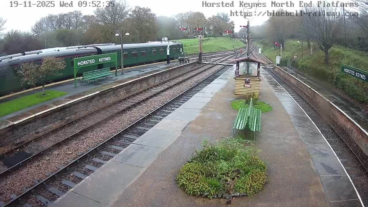 Horsted Keynes Station , Bluebell Railway (Platforms North) Live Cam - Mid Sussex, West Sussex, South East, England, United Kingdom
