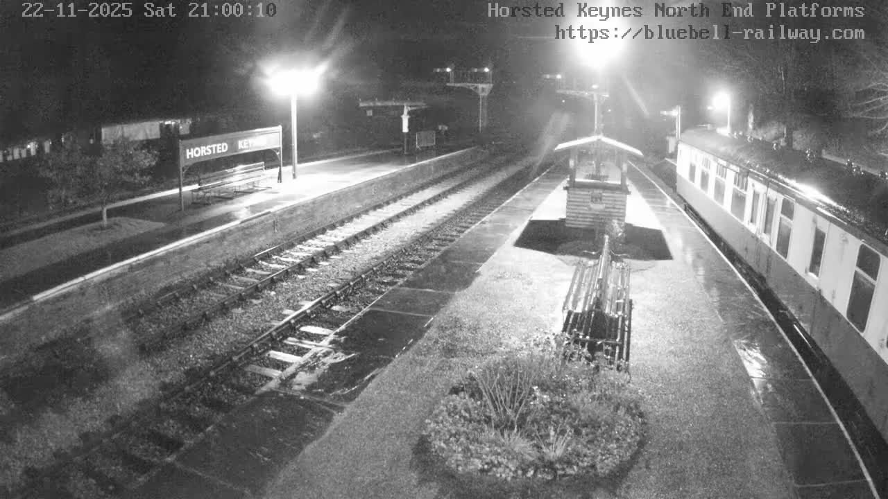 Horsted Keynes Station , Bluebell Railway (Platforms North) Live Cam - Mid Sussex, West Sussex, South East, England, United Kingdom