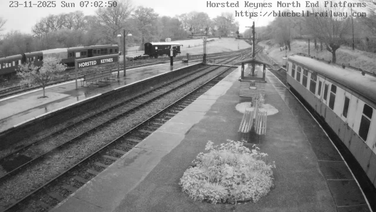 Horsted Keynes Station , Bluebell Railway (Platforms North) Live Cam - Mid Sussex, West Sussex, South East, England, United Kingdom