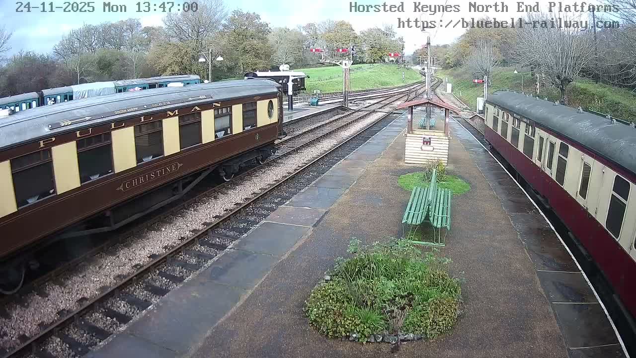 Horsted Keynes Station , Bluebell Railway (Platforms North) Live Cam - Mid Sussex, West Sussex, South East, England, United Kingdom