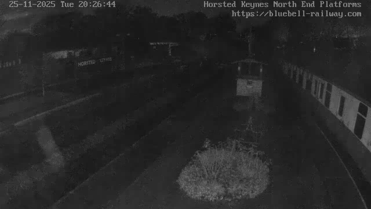 Horsted Keynes Station , Bluebell Railway (Platforms North) Live Cam - Mid Sussex, West Sussex, South East, England, United Kingdom