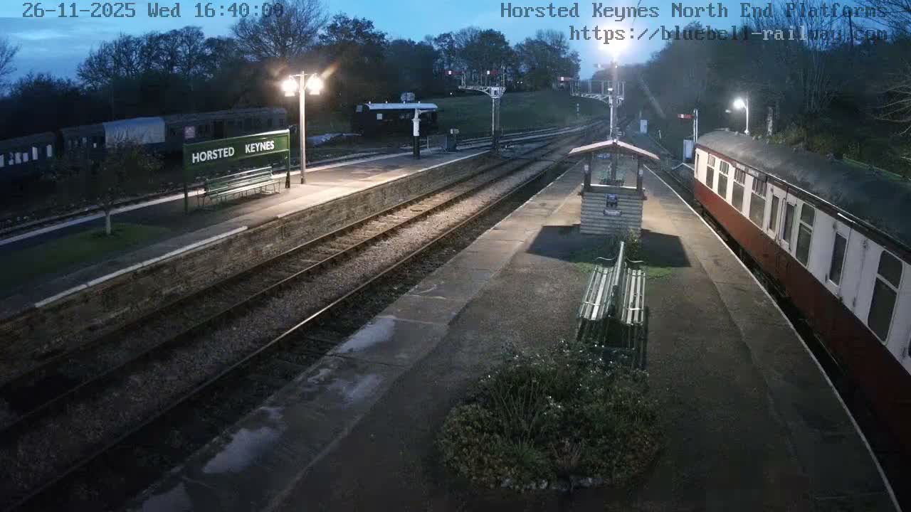 Horsted Keynes Station , Bluebell Railway (Platforms North) Live Cam - Mid Sussex, West Sussex, South East, England, United Kingdom