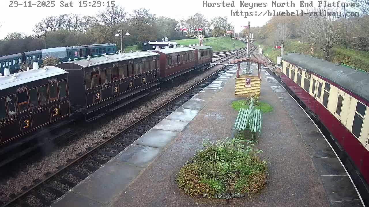 Horsted Keynes Station , Bluebell Railway (Platforms North) Live Cam - Mid Sussex, West Sussex, South East, England, United Kingdom