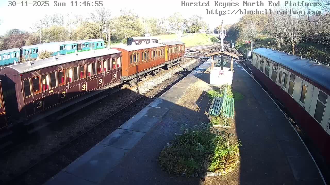 Horsted Keynes Station , Bluebell Railway (Platforms North) Live Cam - Mid Sussex, West Sussex, South East, England, United Kingdom