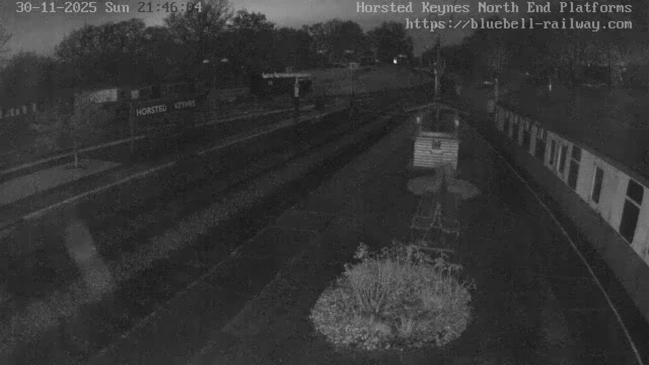 Horsted Keynes Station , Bluebell Railway (Platforms North) Live Cam - Mid Sussex, West Sussex, South East, England, United Kingdom