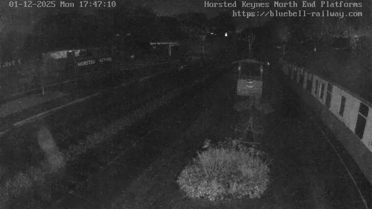 Horsted Keynes Station , Bluebell Railway (Platforms North) Live Cam - Mid Sussex, West Sussex, South East, England, United Kingdom