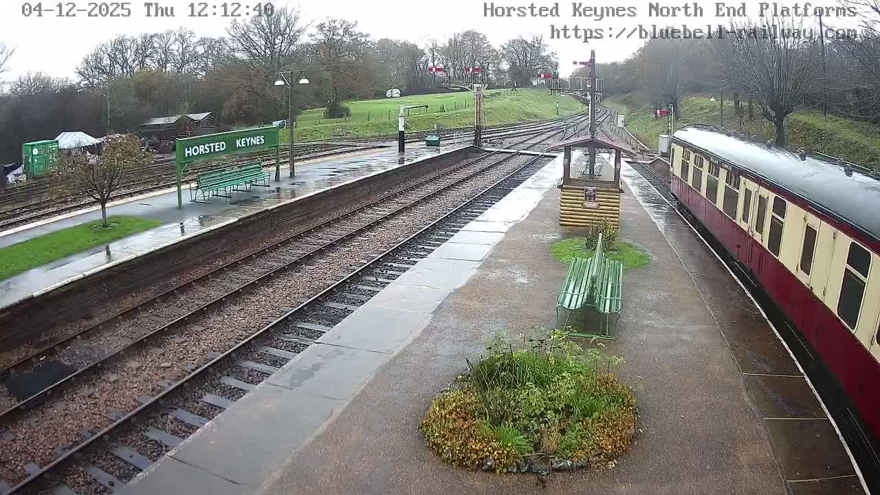 Horsted Keynes Station , Bluebell Railway (Platforms North) Live Cam - Mid Sussex, West Sussex, South East, England, United Kingdom