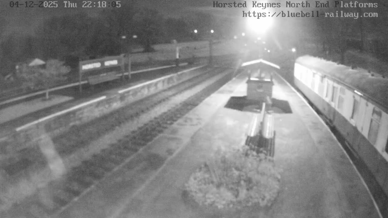 Horsted Keynes Station , Bluebell Railway (Platforms North) Live Cam - Mid Sussex, West Sussex, South East, England, United Kingdom