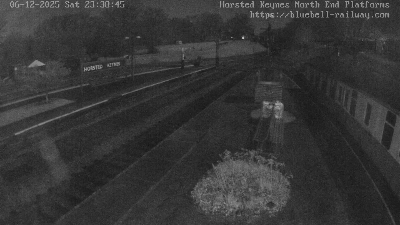 Horsted Keynes Station , Bluebell Railway (Platforms North) Live Cam - Mid Sussex, West Sussex, South East, England, United Kingdom