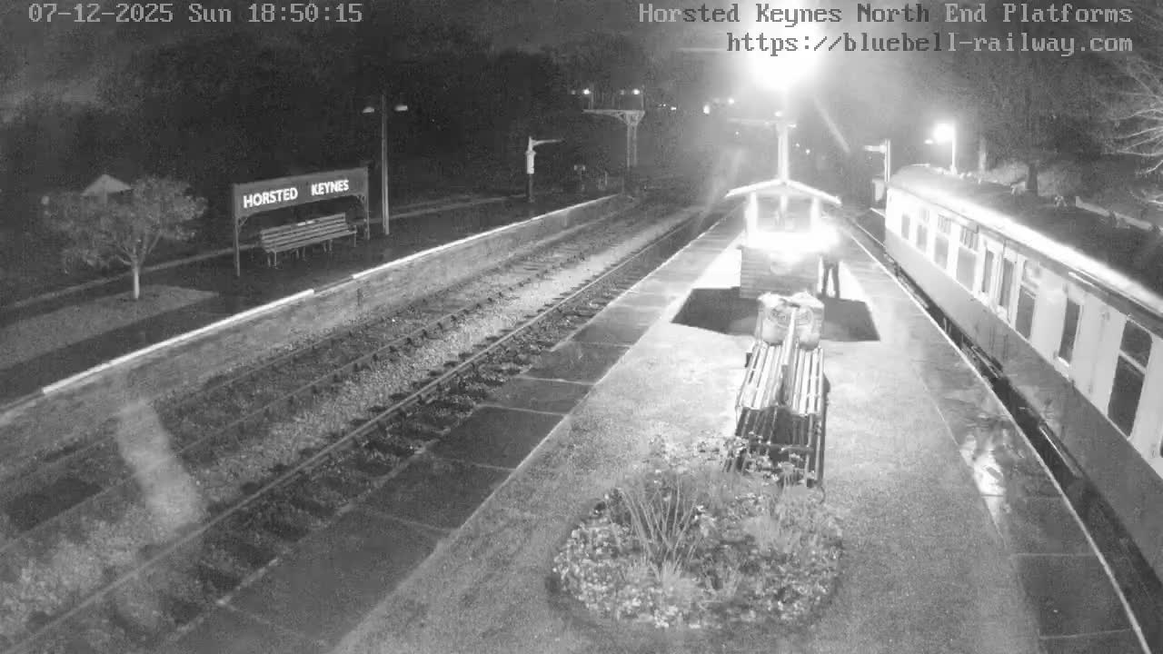 Horsted Keynes Station , Bluebell Railway (Platforms North) Live Cam - Mid Sussex, West Sussex, South East, England, United Kingdom