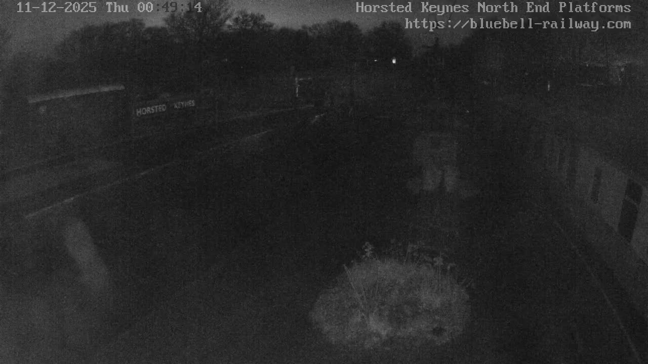 Horsted Keynes Station , Bluebell Railway (Platforms North) Live Cam - Mid Sussex, West Sussex, South East, England, United Kingdom