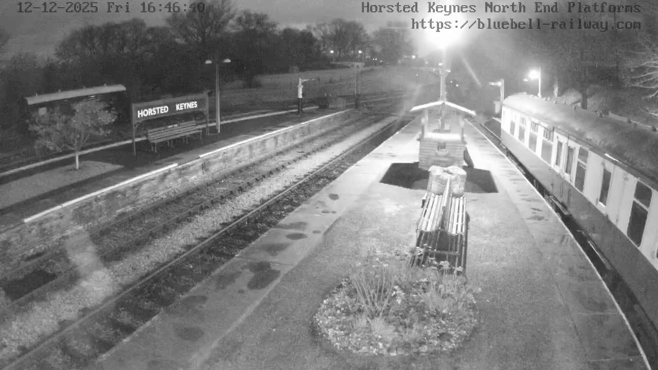 Horsted Keynes Station , Bluebell Railway (Platforms North) Live Cam - Mid Sussex, West Sussex, South East, England, United Kingdom