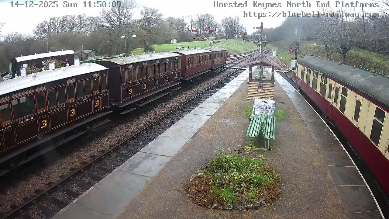 Horsted Keynes Station , Bluebell Railway (Platforms North) Live Cam - Mid Sussex, West Sussex, South East, England, United Kingdom