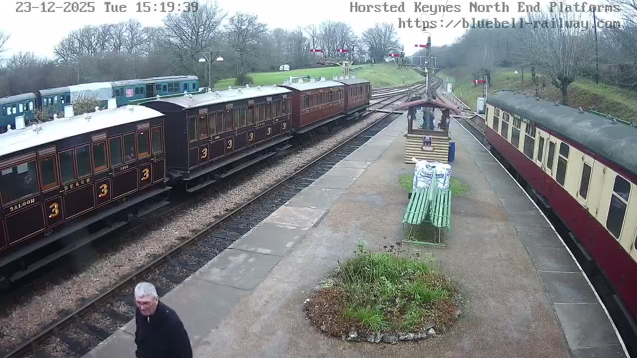 Horsted Keynes Station , Bluebell Railway (Platforms North) Live Cam - Mid Sussex, West Sussex, South East, England, United Kingdom