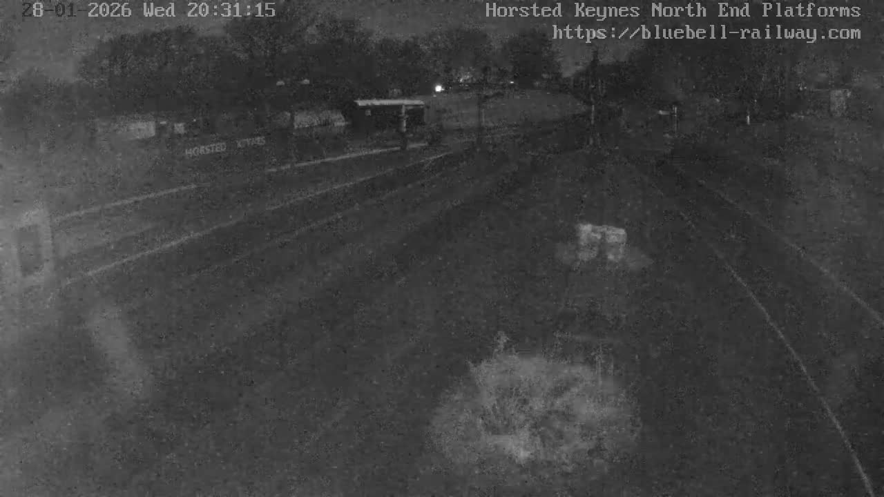 Horsted Keynes Station , Bluebell Railway (Platforms North) Live Cam - Mid Sussex, West Sussex, South East, England, United Kingdom