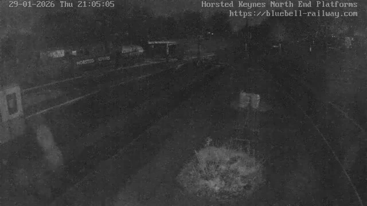 Horsted Keynes Station , Bluebell Railway (Platforms North) Live Cam - Mid Sussex, West Sussex, South East, England, United Kingdom
