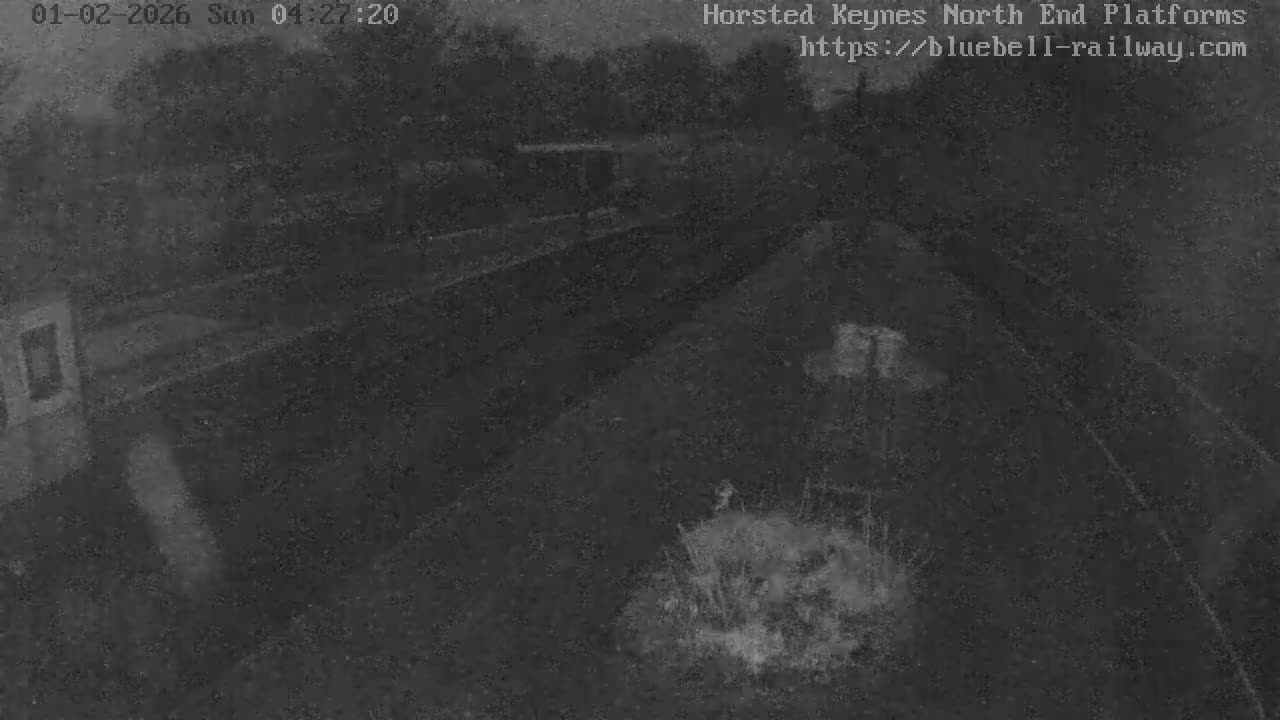 Horsted Keynes Station , Bluebell Railway (Platforms North) Live Cam - Mid Sussex, West Sussex, South East, England, United Kingdom